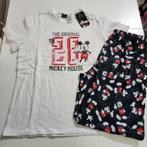 Men's Disney Mickey Mouse Fleece 2 Piece Set Pajamas Size Small NEW with Tags